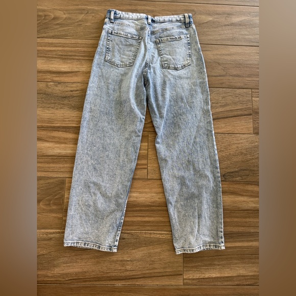 Wild Fable Jeans Peace Mushroom Painted Hippie Boho. Med Wash. Wmn’s 6 - Picture 8 of 11